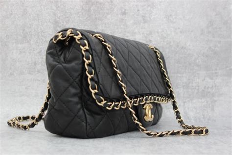 Chanel Chain Around Shoulder Bag Black at Jill's Consignment