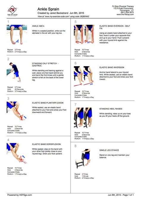 How to treat an ankle sprain | Fit Stop Physical Therapy | Sprained ankle, Sprained ankle ...