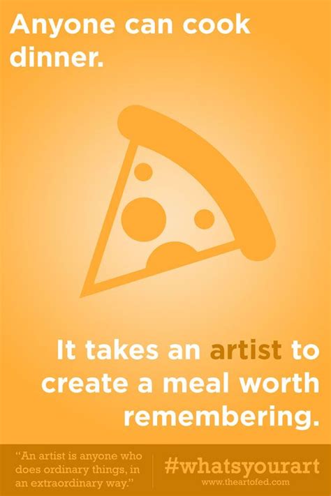 #whatsyourart - Anyone Can Cook Dinner | Culinary arts schools, Culinary classes, Special needs ...