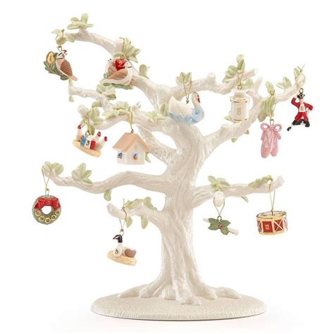 Twelve Days Of Christmas 12-Piece Ornament & Tree | Lenox christmas, Twelve days of christmas ...