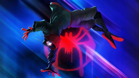 Spider Man Into The Spider Verse Illustration Wallpaper,HD Superheroes Wallpapers,4k Wallpapers ...