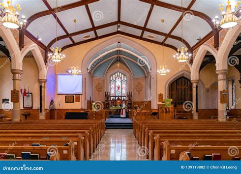 Interior View of the St. James Anglican Church Editorial Photography - Image of church, james ...