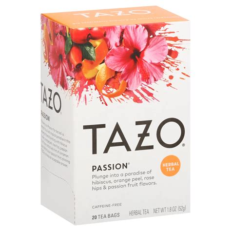 Tazo Passion Herbal Tea Bags - Shop Tea at H-E-B