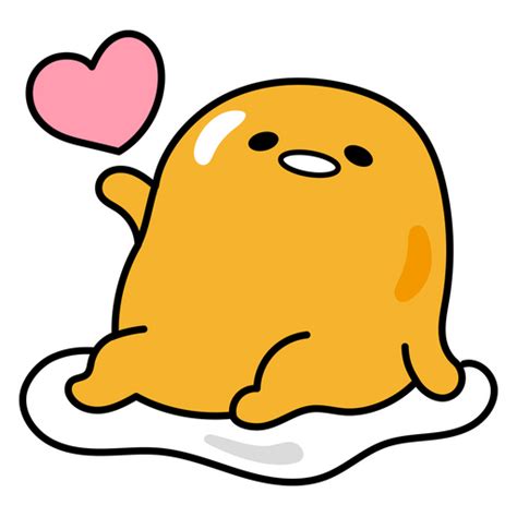 Gudetama in Love Sticker - Sticker Mania