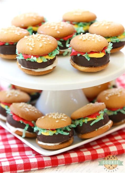 HAMBURGER COOKIES - Family Cookie Recipes