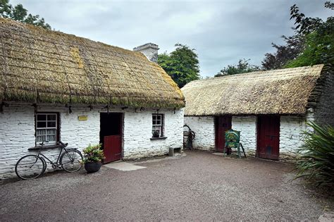 Traditional Thatch Roof Cottage Ireland Photograph by Pierre Leclerc ...