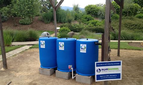 History of Blue Plastic Barrels - BlueBarrel Rainwater