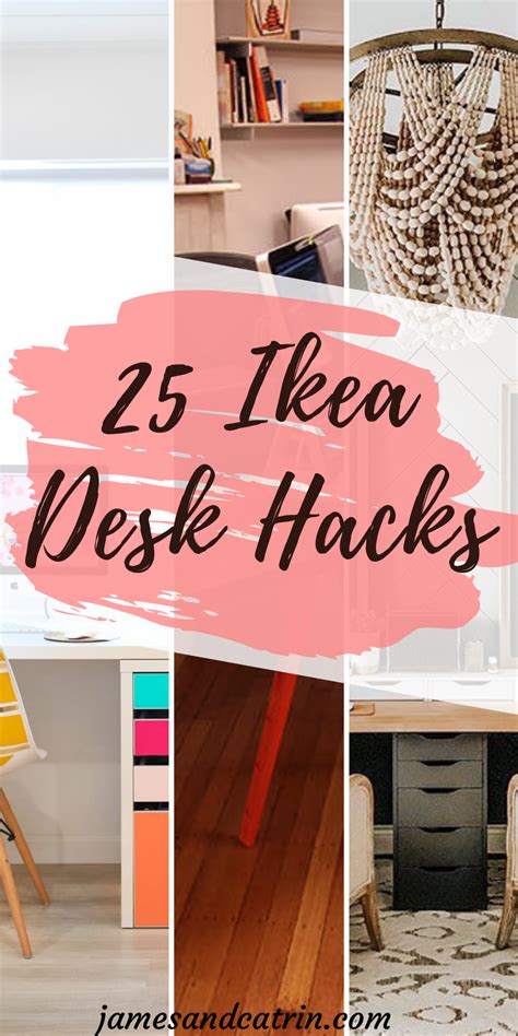 25 Ikea Desk Hacks That Will Inspire You All Day Long - james and catrin | Ikea desk hack, Ikea ...