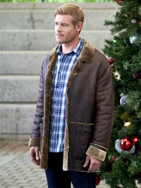 Nostalgic Christmas Trevor Donovan Brown Shearling Jacket