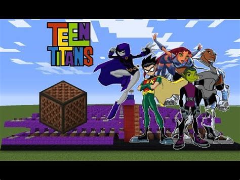 TEEN TITANS THEME SONG (Note Block Cover By Ridowan9) - YouTube