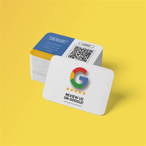 Google Review Business Card Icon with Google Review QR Code | truzzer ...