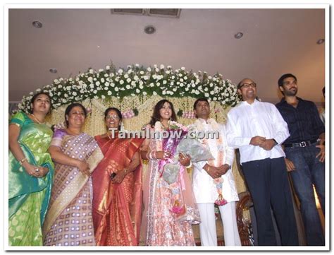 Sathyaraj Family With Meena - Tamil Movie Event Meena Wedding Reception ...