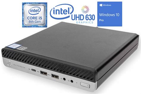 HP EliteDesk 800 G4 Mini PC, Intel Core i5-8500 Upto 4.1GHz, 8GB RAM, 256GB NVMe SSD ...