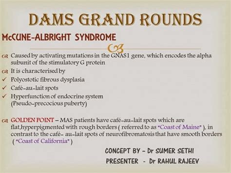 McCune Albright Syndrome-DAMS Grand Rounds - Sumer's Radiology Blog