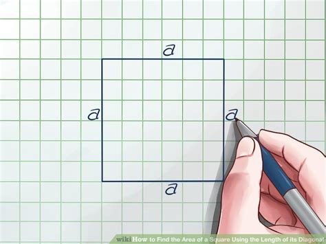 How to Find the Area of a Square Using the Length of its Diagonal