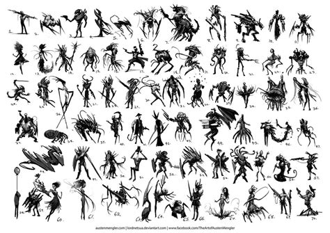 70 Thumbnail Sketches by AustenMengler on DeviantArt