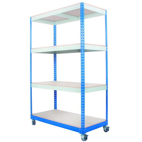 Mobile Shelving Unit | 300kg Bay Load | 4 Sizes Available | LLM Handling