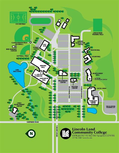 Lincoln College Campus Map - Middle East Map