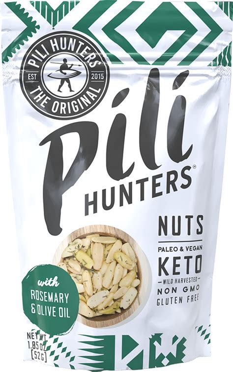 Pili Hunters™ Sprouted Wild Pili Nuts with Rosemary & Olive Oil