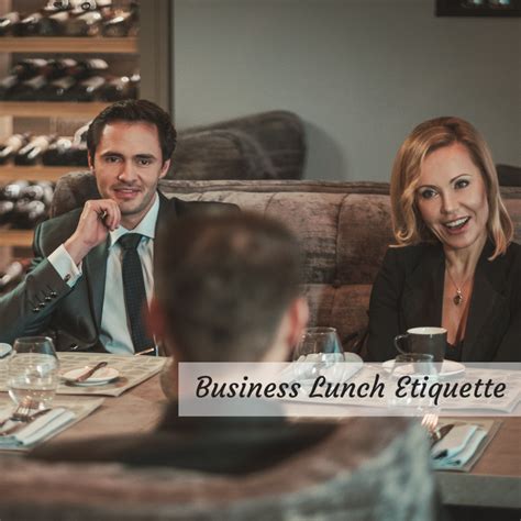 Business Lunch Etiquette - Vanessa Bolet