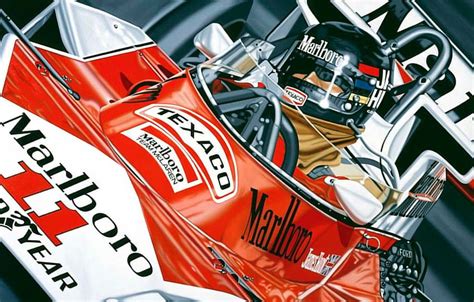 Vintage, formula 1, art, mclaren, james hunt for , section спорт, Vintage F1 HD wallpaper | Pxfuel