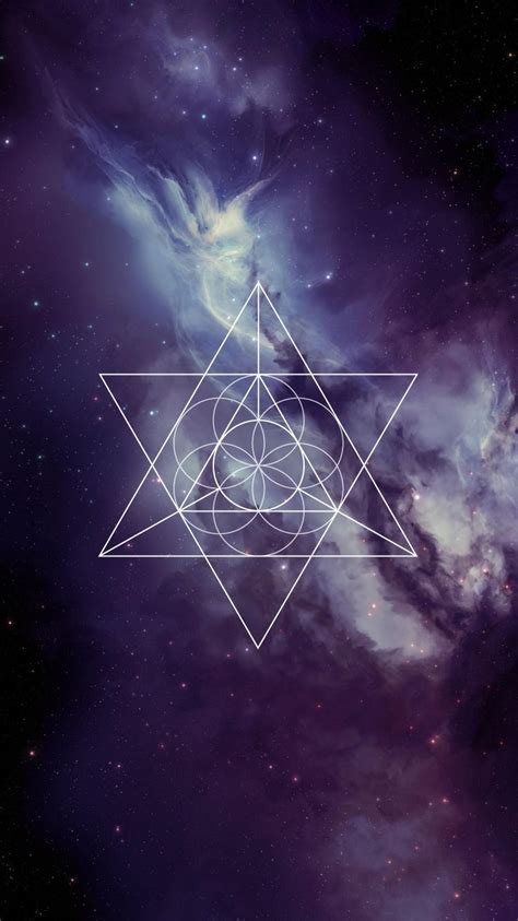 Sacred Geometry Phone Wallpaper