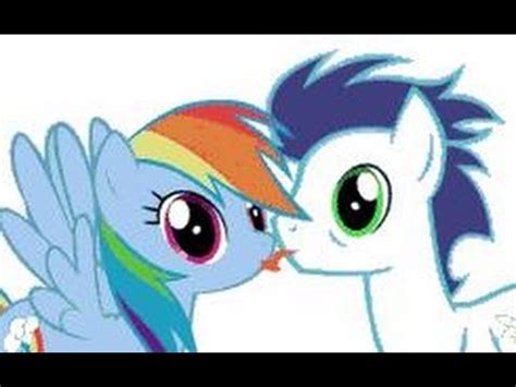 Rainbow Dash and Soarin kiss to Appropriate Music - YouTube