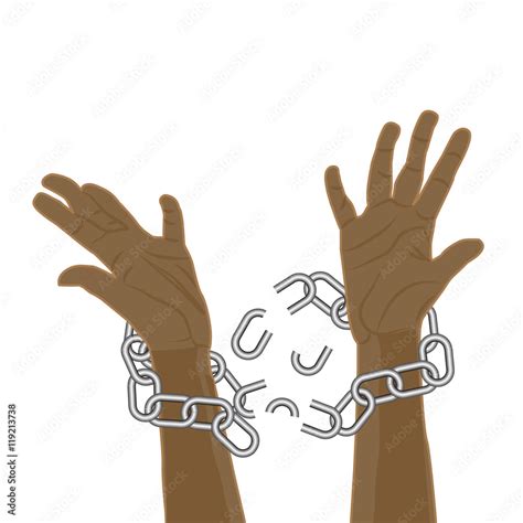 Broken handcuffs for freedom graphic vector. Stock Illustration | Adobe ...