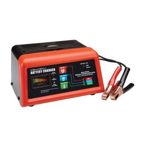 Cargador De Baterias Centech 12v 6v Arrancador 50amp