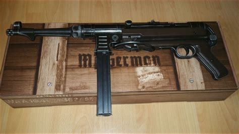 Umarex Legends MP German Legacy / Legendary Edition / MP40 CO2 .177 IWA 2017 Review / Test - YouTube