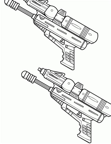 water gun coloring pages - Clip Art Library