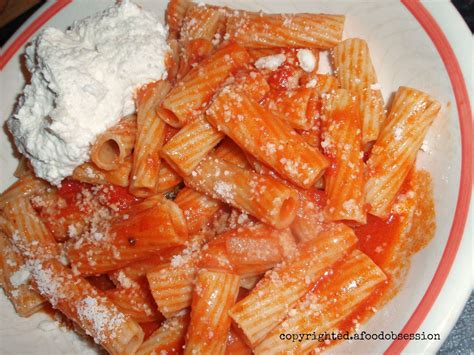 ZITI RIGATI WITH SUNDAY SAUCE, RICOTTA AND PECORINO | Food obsession, A food, Food