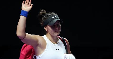 Bianca Andreescu 'very disappointed' as she withdraws from WTA Finals