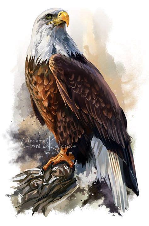 Pin by Alex Lukwago on artet | Eagle painting, Bald eagle, Eagle pictures