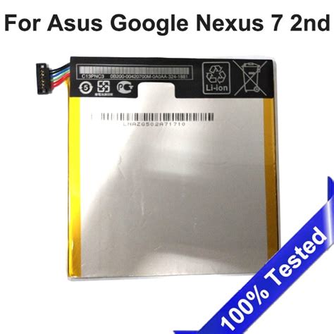 Para Asus Google Nexus 7 batería 7 "II 2 2ª generación 2013 C11P1303 ...