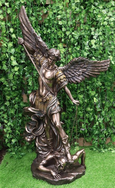 Buy Ebros Gift 45" Tall Grand Saint Michael The Archangel Slaying Satan ...