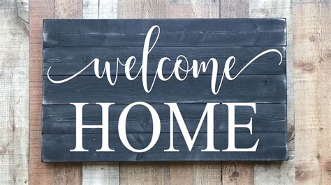 Welcome Home – Signs by Caitlin