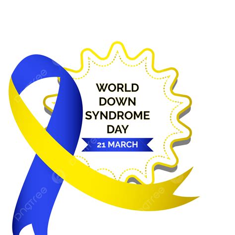 World Down Syndrome Vector Hd Images, World Down Syndrome Day Label, Syndrome, World, Health PNG ...