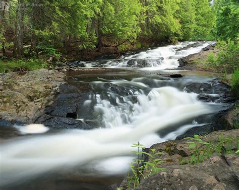 Silver River Falls, in the Keweenaw Peninsula, Michigan | Michigan waterfalls, River falls ...