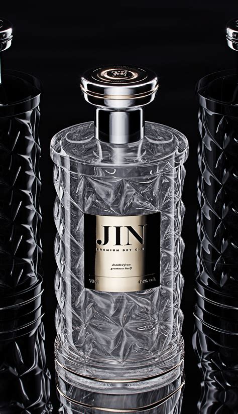 Gin Jin, premium gin packaging concept on Behance