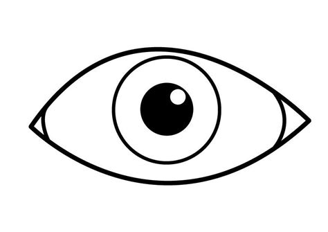 Realistic Eye Coloring Page Coloring Pages