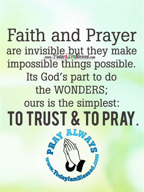 Quotes About Faith And Prayer. QuotesGram