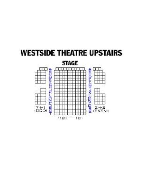 Westside Theatre Upstairs Seating Chart