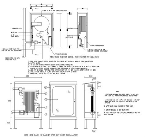 Fire station fire hose detail drawing in dwg file. - Cadbull