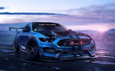 Blue Mustang Wallpapers on WallpaperDog