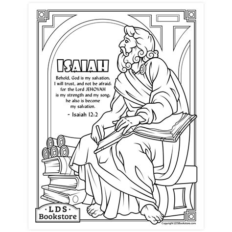 Isaiah Bible Coloring Page To Print 023 Bible Verse Coloring | Images ...