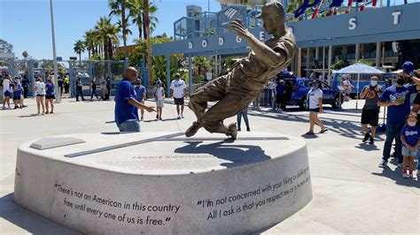 Jackie Robinson #42 at Dodger Stadium