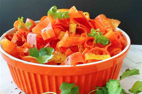 Carrot Ribbon Salad | Leite's Culinaria