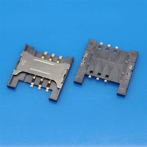 cltgxdd 10pcs/lot SIM Card Slot Reader Holder Connector SIM Card Socket for ZTE U880 N880 U830 ...