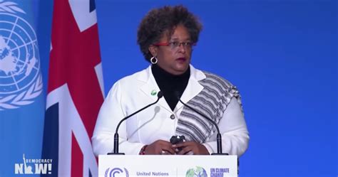 Barbados Prime Minister Mia Mottley: 2 Degrees of Global Warming Is “Death Sentence” for ...